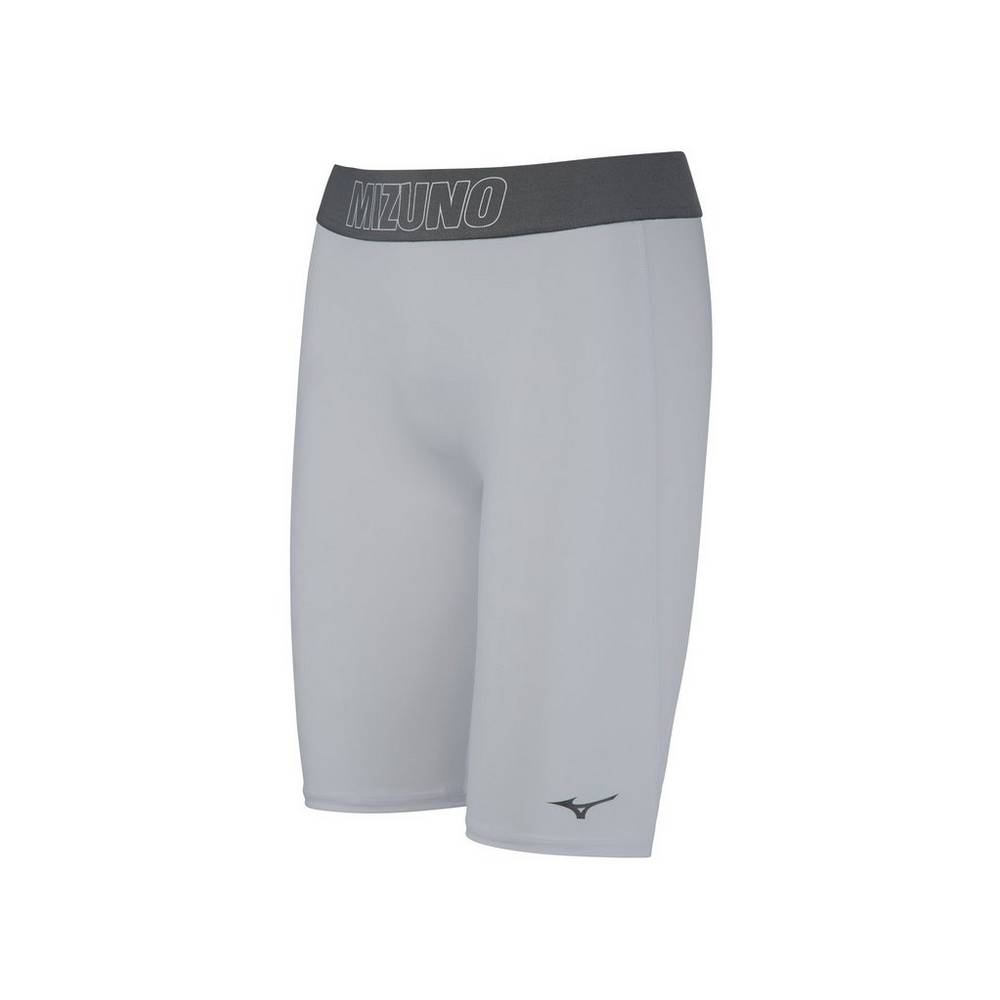 Womens Mizuno Compression Sliding Shorts Grey Philippines (CDAWNI503)